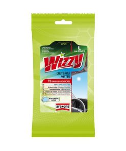 WIZZY 15 panni umidificati DETERGI VETRI 30X20 cm by AREXONS