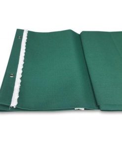 XTRA’ Tenda sole pro unita cotone verde con ganci lavabile in lavatrice