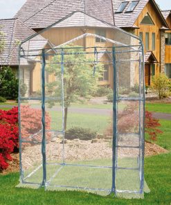 PAPILLON serra pieghevole con copertura in PVC con cerniera 2-3-4 ripiani