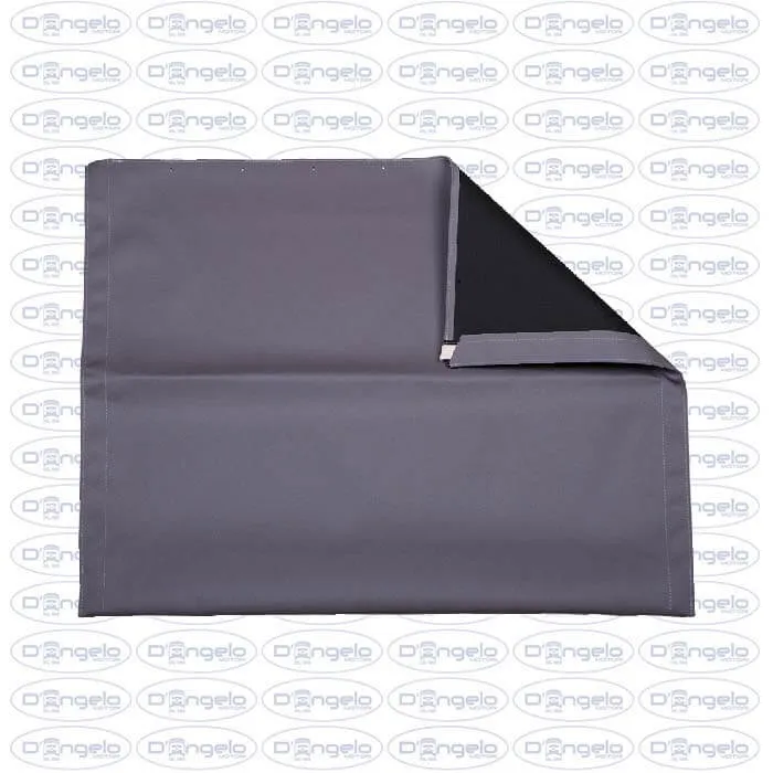 Capote in tessuto stx grigio con interno nero per fiat 500 f-l-r