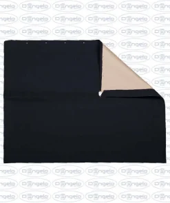 Capote in tessuto stx nero con interno beige per fiat 500 f-l-r