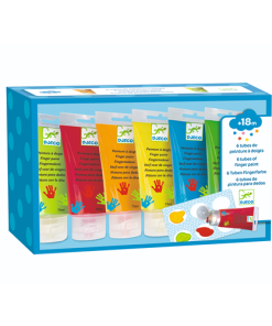 Tubetti di colore per pittura con le dita