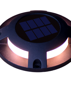 CENTURY faretto segnapasso calpestabile con pannello solare 4000k. diam.12 cm.    h.2,6 cm.