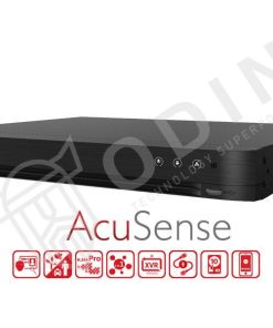 HIKVISION iDS-7204HUHI-M1/X DVR Turbo HD Acusense 4 ingressi 5MP 1U fino a 8 mpx con in/out allarmi e in Audio