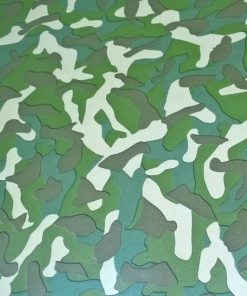 Plastica adesiva decorativa , impermeabile , mt 2 x cm.45 camouflage