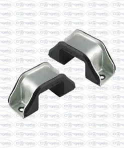 Coppia supporti elastici inferiori balestra fiat 500